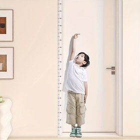 Resim 2m Kendinden Yapışkan Boyut Ölçümü Etiketi - Çıkarılabilir, Hasar Vermeyen Duvar Dekoru, Gençlerin Odası İçin, Modern Tarz, Kolay Kurulum, Büyümeyi Takip Etmek İçin Mükemmel, Gençlerin Odası Dekoru |Modern Duvar Dekoru| Kendinden Yapışkan Etiket, Gençlerin Odası Dekorasyonları 