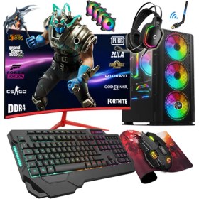 Resim Zeiron DRX40 Ryzen 5 3600 16GB 512GB Ssd+3tb HDD GTX1650 27" 165Hz Oyuncu Masaüstü Bilgisayar 