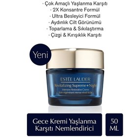 Resim Estee Lauder Gece Kremi - Revitalizing Supreme+ Night Nemlendirici Krem 2X Konsantre ül 50 ML 
