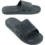 Resim Gezer Yazlık Erkek No Fear Airblow Islak Zemine Uygun Günlük Ev Bahçe Havuz Terlik Siyah 
