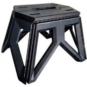 Resim Prestigegoods Outdoor Balıkçılık Kamp Taburesi, Katlanır Taşınabilir Siyah, Dayanıklı Pp Malzeme, Hafif Ve Uygun Siyah 