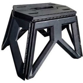 Resim Prestigegoods Outdoor Balıkçılık Kamp Taburesi, Katlanır Taşınabilir Siyah, Dayanıklı Pp Malzeme, Hafif Ve Uygun Siyah 