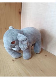 Resim Fil Peluş Oyuncak 18 Cm Gri 