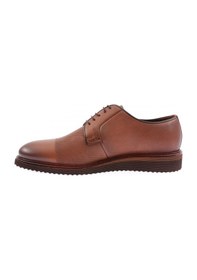 Resim Dgn 3417 Erkek Eva Taban Bağcikli Lazerli Oxford Ayakkabi 3417-1591-R2591 Taba 