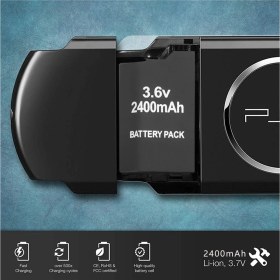 Resim Psp 2000-3000 Uyumlu 2400MAH Şarj Edilebilir Pil 