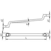 Resim İZELTAŞ Yıldız İki Ağız Anahtar 11x13 mm 