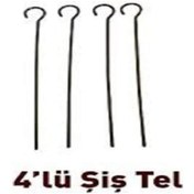 Resim Airfryer Şiş Teli Xxl Airfryer Izgara Şiş Teli Izgara Seti şiş tel 4 lu Takım 