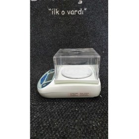 Resim Mediterian Plastik 3 kg 0,01 gr Hassasiyetli Terazi Hassas Terazi Beyaz 