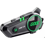 Resim Arell Teknoloji C50 2x Motosiklet Intercom Kask Kulaklık 1500 Mah Rgb Işıklı Çift Eşleşme 
