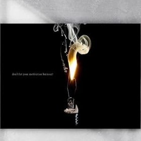 Resim Postermanya (pster7133) Burnout Motivasyon Poster (90x130cm) 