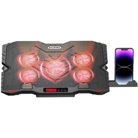 Resim Blueforce Sx-25 Faster Siyah 5 Fanlı Notebook Soğutucu Stand 