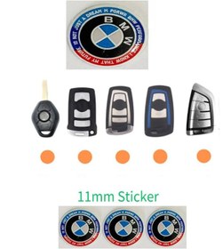 Resim Kumanda Anahtar Logo Amblem 11mm Newworldblue 3adet 