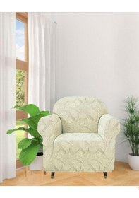 Resim Jakarli Sahra Desen Koltuk Örtüsü Berjer Kılıfı Tekli Taş Gri Taş Gri 
