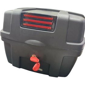 Resim MOTO PARLA FİRSTBAG Kendinden Reflektörlü Motosiklet Çantası 35 Litre Siyah 