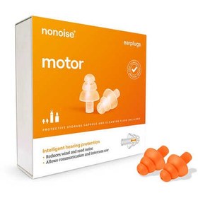 Resim NONOISE MOTOSİKLET KULAK TIKACI TURUNCU 