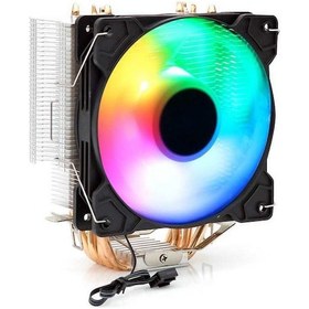 Resim DARK FREEZER X123 DKCCX123 HAVA SOĞUTMALI RGB İŞLEMCİ FANI 