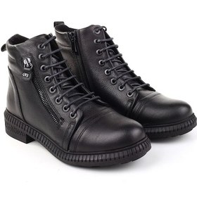 Resim Castle Black 20911-1 Hakiki Deri Günlük Kadın Bot 001 