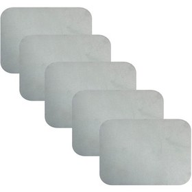 Resim Knsz oturma minderi 5 li zengin&mağrur&uslu beyaz kumaş tel bar sandalyesi için 