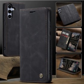 Resim Cloud011 Galaxy Uyumlu S25 Edge Hafif Kahve Yapay Deri Cüzdan Kapak Manyetik Kartlıklı 