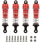 Resim 4 Adet Alüminyum Amortisör - Wltoys 1/14 144001 Rc Araç Yükseltme Parçası 