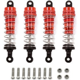 Resim 4 Adet Alüminyum Amortisör - Wltoys 1/14 144001 Rc Araç Yükseltme Parçası 