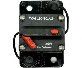 Resim waterproof 100 Amper DC Otomatik Sigorta Su Geçirmez Özellikli Güçlü Koruma 