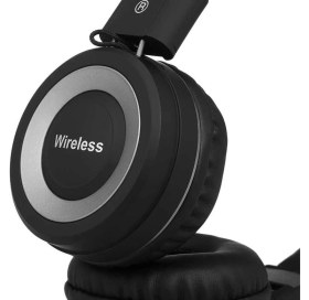 Resim Techno Guru 40MM Dinamik Sürücülü Kafa Üstü L100 Bluetooth Kulaklık Gri 