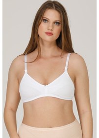 Resim Parlingerie Pl Emzirme Sütyeni Kapsız Penye Beyaz 