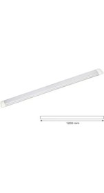 Resim 40WAT 120 cm Kristal Yatay LED Bant Armatür-Trafolu Gün Işığı 10 Adettir 