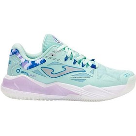 Resim Joma Spin Lady 2505 Turquesa All Court Kadın Tenis Ayakkabısı Tspıls2505om Turkuaz 