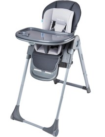 Resim Babycare Flex Lüks Mama Sandalyesi - Gri - Antrasit / Standart 