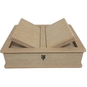 Resim Mdf Sandıklı Kitap, Kuran Okuma Rahlesi 