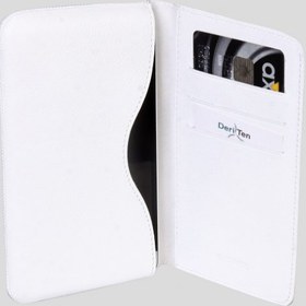 Resim DeriTel iphone 6 Cüzdan Kılıf Herakles Serisi Beyaz 