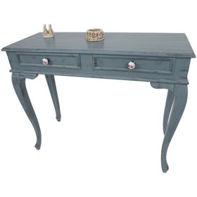 Resim Evim Hizmet 120 Cm Çekmeceli Gri Eskitme Dresuar Makyaj Masası 