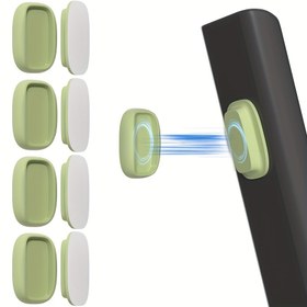 Resim 2/4 Paket Manyetik Uzaktan Kumanda Tutucu Duvar Montajı, Yükseltilmiş Kendinden Yapışkanlı TV Uzaktan Kumanda Organizatörü, Kolay Kurulum, Cilalı Yüzey, Duvara Monte Depolama Çözümü, Kullanım Kancaları 