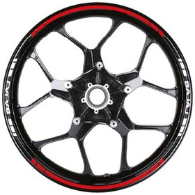 Resim Bajaj Yazılı Dış Jant Sticker Modeli 