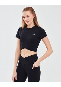 Resim Skechers Performance Coll. W Short Sleeve T-Shirt Kadın Siyah Tshirt S241133-001 Siyah 