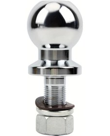 Resim Xuweiwei Silvery Offroad Araç Römork Kolu 1 7/8 Inç 2000lbs Çengel Başlı Sabit Çekiş Mafsalı Dayanıklı Tampon Yedeği 