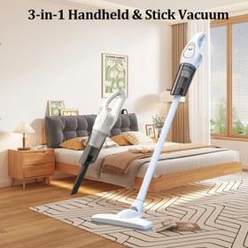 Resim Çift 2000mAh Bataryalı Kablosuz El Tipi Süpürge, USB Şarj & Güçlü Emiş - Hafif ABS Tasarım, İç/Dış Mekan Kullanımı için Çok Fonksiyonlu Aksesuarlar, Kablosuz Süpürge, Hızlı Temizlik, Ergonomik Tutuş, Yüksek Kaliteli Yapı, Ofis Temizliği, Ev Bakımı, Kompakt Tasarım, Dayanıklı Yapı, Apartman Sakinleri 