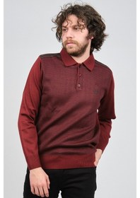 Resim Pelikan Erkek Polo Yaka Kazak 1577424 Vişne Vişne Bordo 