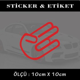 Resim işaret oto sticker ön arka cam yazısı - tuning modifiye etiket 