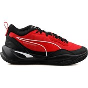 Resim Puma 38584102 Playmaker Erkek Spor Ayakkabi Kırmızı - Siyah | Orijinal 