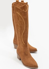 Resim Alphus Serrace Kadın Desenli Kovboy Çizme / Bot 