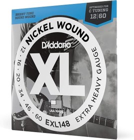 Resim Daddario Exl148 Elektro Gitar Tel Seti, Xl, 10-52, Light Top/Heavy 