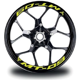 Resim Mt - 09 Yazılı 8Li Jant İçi Yazı Sticker Etiket 