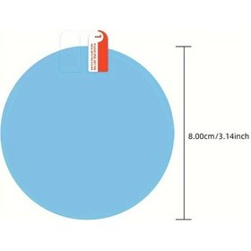 Resim Turcoshop11 2 Adet 80x80mm Dayanıklı Nano Kaplama Motorsiklet Yağmurluk Filmi 