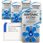 Resim Rayovac Extra Pil 6x5 30 Adet 675 Numara 