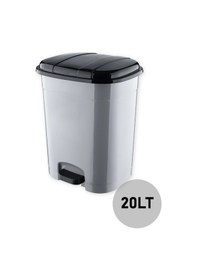 Resim Pedallı Clasico Çöp Kovası - 20 Lt Gri 