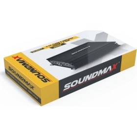 Resim Soundmax 3000W 4 Kanal Oto Anfi SX-2500.4 88DB 4X60W Ebatlar 227 x 345 x 55 mm 