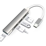 Resim Genel Markalar Type - C 4 Girişli Usb Çoğaltıcı Type-c To Usb Hub 4 Ports 